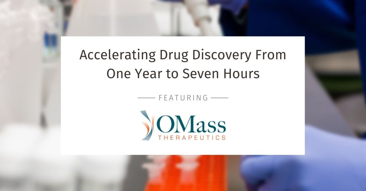 Title image "Accelerating drug discovery from one year to seven hours"