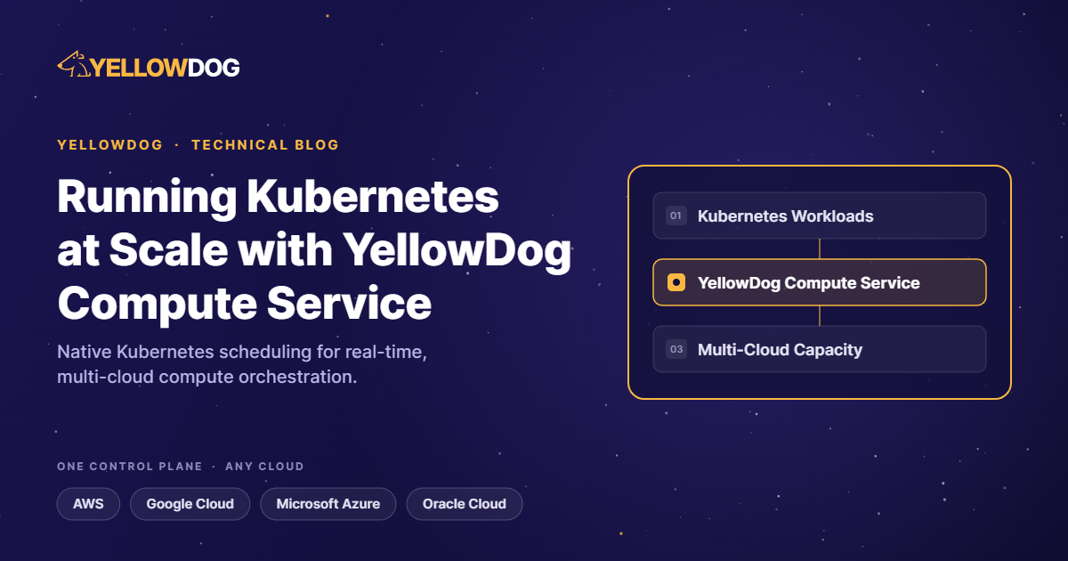Running Kubernetes at Scale with YellowDog Compute Service